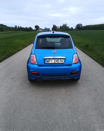 Fiat 500 cena 29600 przebieg: 135000, rok produkcji 2015 z Rawa Mazowiecka małe 56